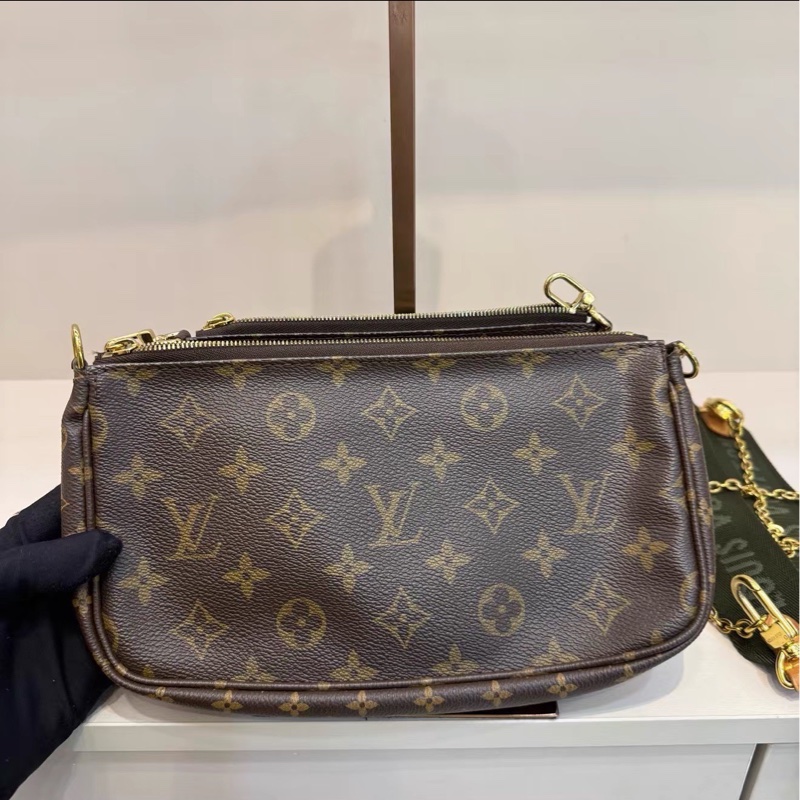 百搭日常款✨Lv路易威登老花五合一組合包手提包單肩斜挎包-7