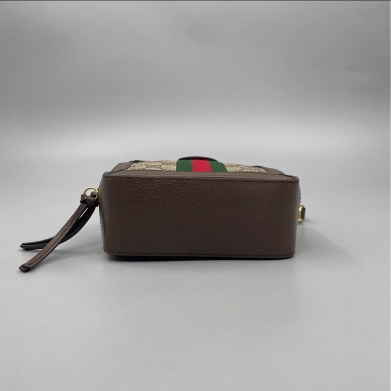 實用百搭款❤️‍🔥99新🆕Gucci古馳Ophidia老花盒子包相機包手提斜挎包-10