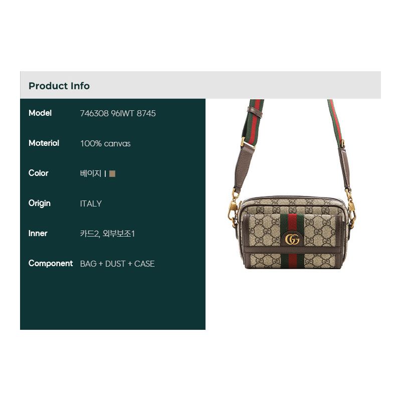 GUCCI 奧菲莉亞迷你斜背包-1