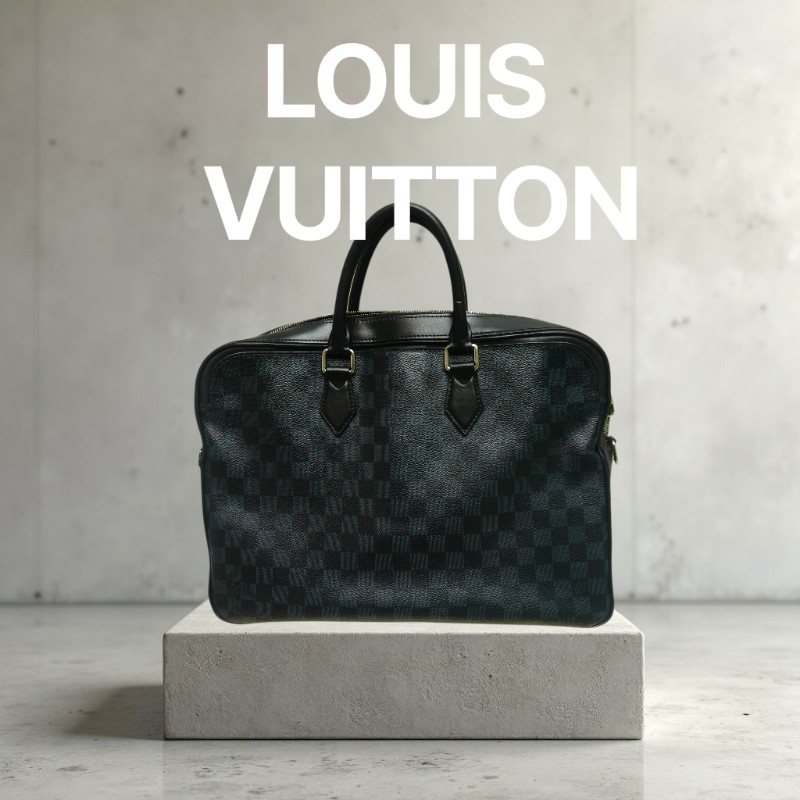 【LV👜全品項限時降價‼️】【8成新】㊣✨Louis Vuitton✨（附防塵袋）路易威登 N44000 LV 棋盤格 兩用 商務 手提包 公事包 上班包 電腦包 文件包 肩背包/二手精品/二手包/保證正品🌳二手樹屋🌳-0