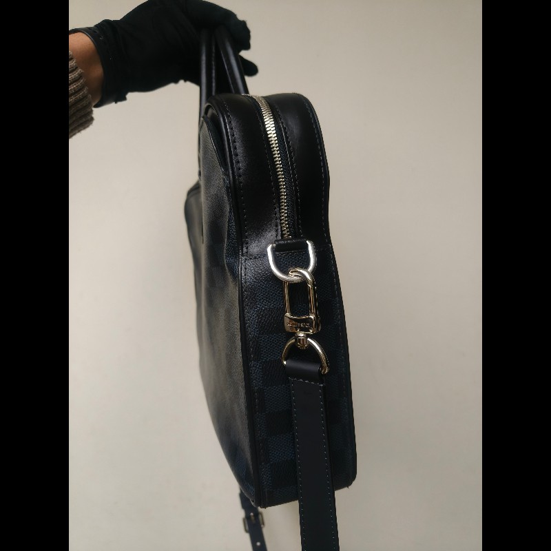 【LV👜全品項限時降價‼️】【8成新】㊣✨Louis Vuitton✨（附防塵袋）路易威登 N44000 LV 棋盤格 兩用 商務 手提包 公事包 上班包 電腦包 文件包 肩背包/二手精品/二手包/保證正品🌳二手樹屋🌳-2