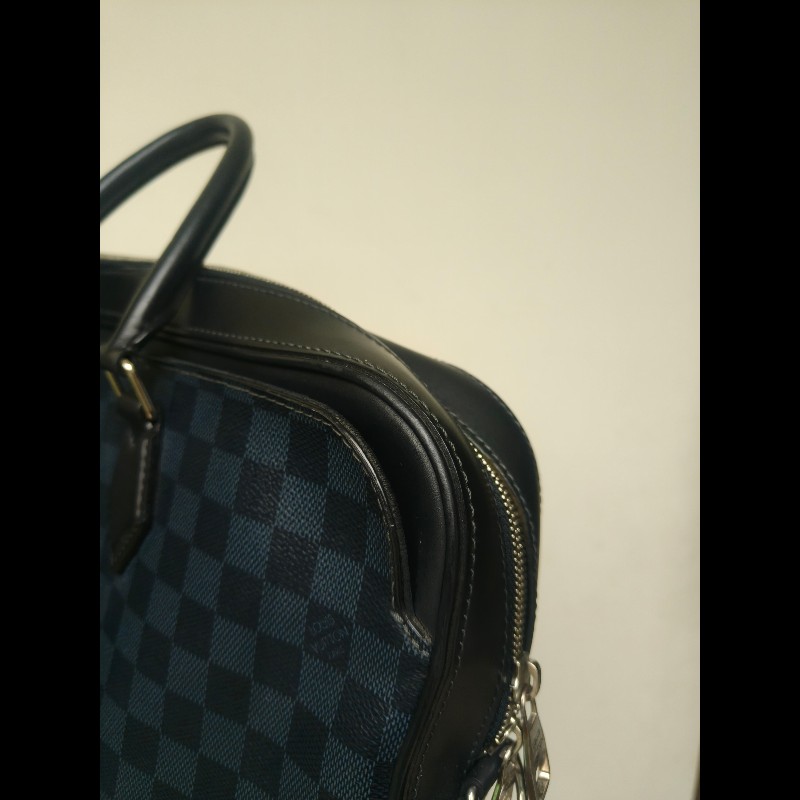 【LV👜全品項限時降價‼️】【8成新】㊣✨Louis Vuitton✨（附防塵袋）路易威登 N44000 LV 棋盤格 兩用 商務 手提包 公事包 上班包 電腦包 文件包 肩背包/二手精品/二手包/保證正品🌳二手樹屋🌳-10