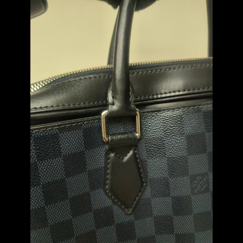 【LV👜全品項限時降價‼️】【8成新】㊣✨Louis Vuitton✨（附防塵袋）路易威登 N44000 LV 棋盤格 兩用 商務 手提包 公事包 上班包 電腦包 文件包 肩背包/二手精品/二手包/保證正品🌳二手樹屋🌳-20