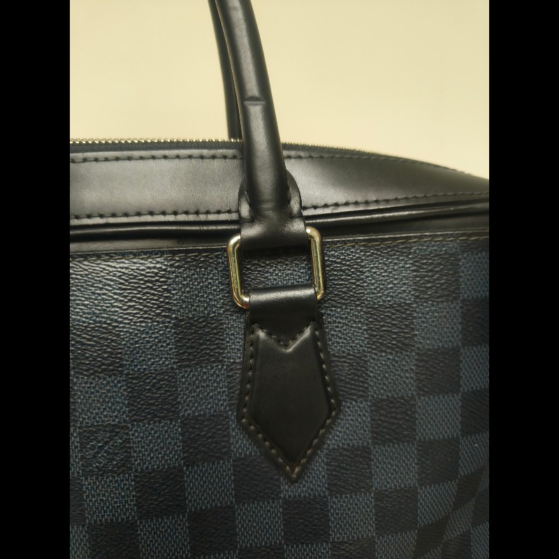 【LV👜全品項限時降價‼️】【8成新】㊣✨Louis Vuitton✨（附防塵袋）路易威登 N44000 LV 棋盤格 兩用 商務 手提包 公事包 上班包 電腦包 文件包 肩背包/二手精品/二手包/保證正品🌳二手樹屋🌳-21