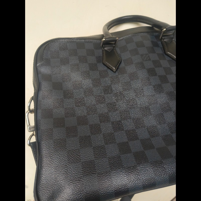 【LV👜全品項限時降價‼️】【8成新】㊣✨Louis Vuitton✨（附防塵袋）路易威登 N44000 LV 棋盤格 兩用 商務 手提包 公事包 上班包 電腦包 文件包 肩背包/二手精品/二手包/保證正品🌳二手樹屋🌳-27