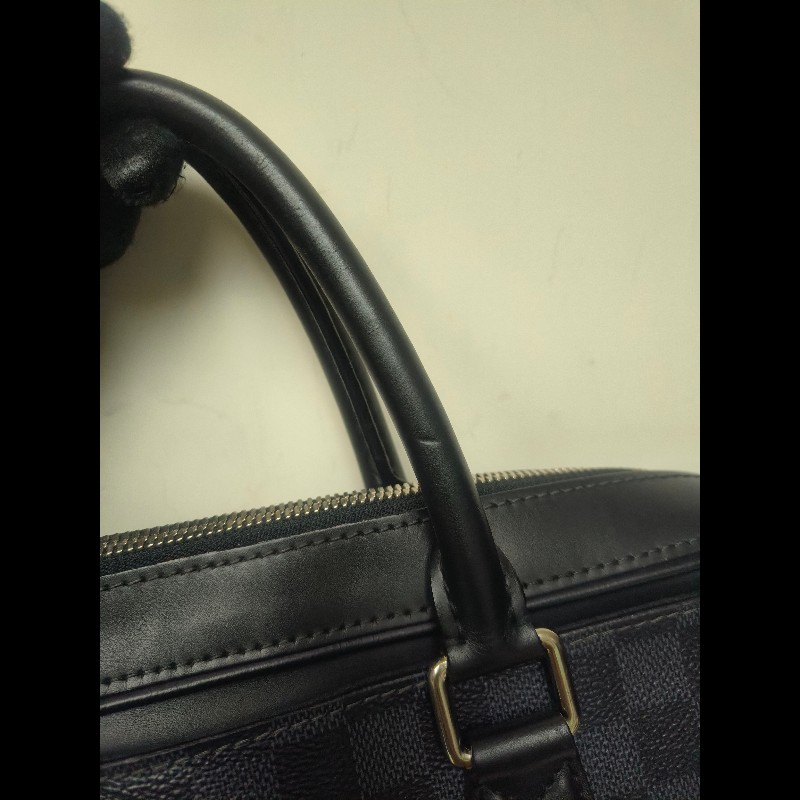 【LV👜全品項限時降價‼️】【8成新】㊣✨Louis Vuitton✨（附防塵袋）路易威登 N44000 LV 棋盤格 兩用 商務 手提包 公事包 上班包 電腦包 文件包 肩背包/二手精品/二手包/保證正品🌳二手樹屋🌳-34