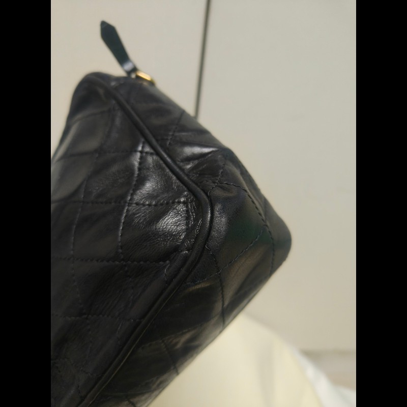 ㊣✨CHANEL✨香奈兒 黑色 老香 小香 Vintage 菱格紋 相機包 手拿包 肩背包 斜背包/二手包/二手精品🌳二手樹屋🌳-6