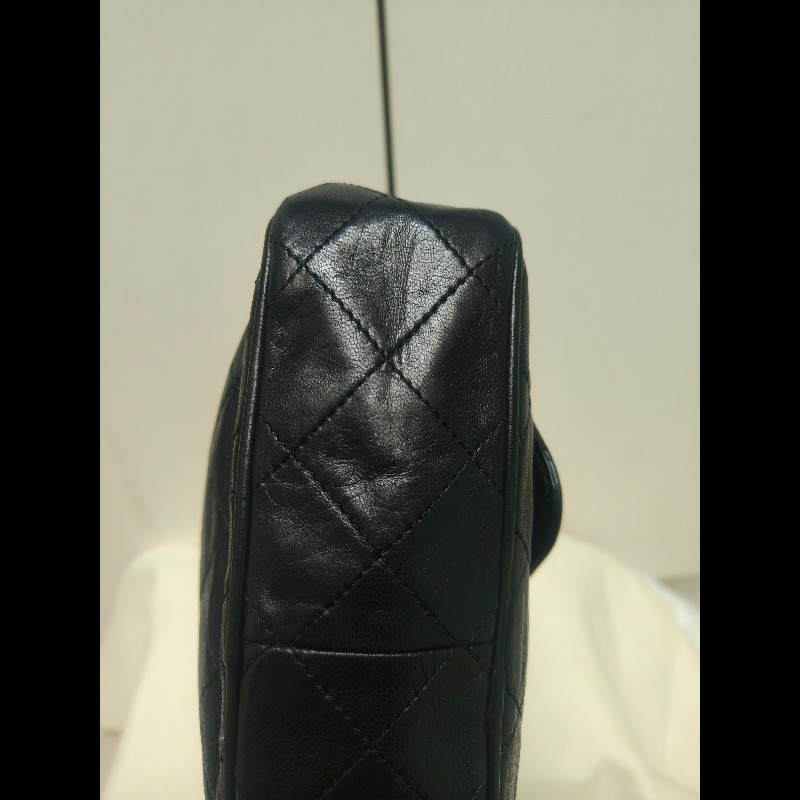 ㊣✨CHANEL✨香奈兒 黑色 老香 小香 Vintage 菱格紋 相機包 手拿包 肩背包 斜背包/二手包/二手精品🌳二手樹屋🌳-13