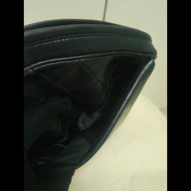 ㊣✨CHANEL✨香奈兒 黑色 老香 小香 Vintage 菱格紋 相機包 手拿包 肩背包 斜背包/二手包/二手精品🌳二手樹屋🌳-18