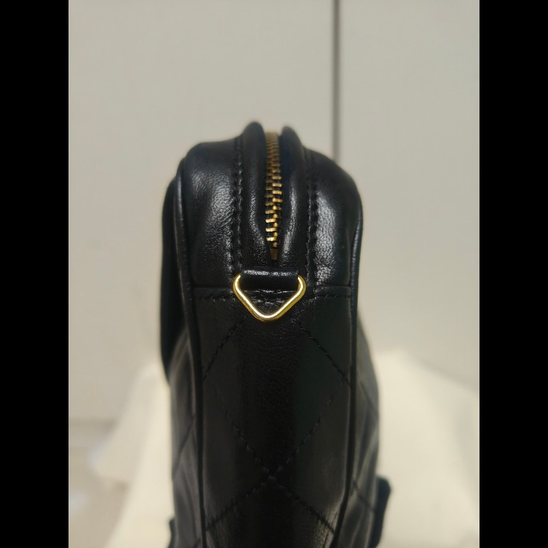 ㊣✨CHANEL✨香奈兒 黑色 老香 小香 Vintage 菱格紋 相機包 手拿包 肩背包 斜背包/二手包/二手精品🌳二手樹屋🌳-19