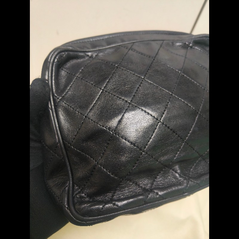 ㊣✨CHANEL✨香奈兒 黑色 老香 小香 Vintage 菱格紋 相機包 手拿包 肩背包 斜背包/二手包/二手精品🌳二手樹屋🌳-21