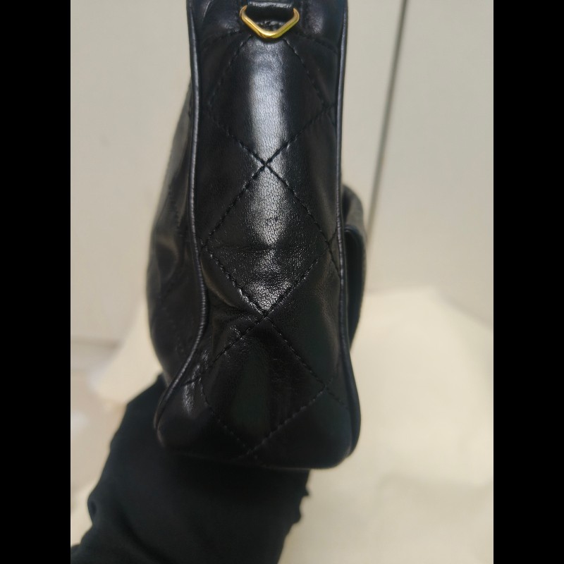 ㊣✨CHANEL✨香奈兒 黑色 老香 小香 Vintage 菱格紋 相機包 手拿包 肩背包 斜背包/二手包/二手精品🌳二手樹屋🌳-24