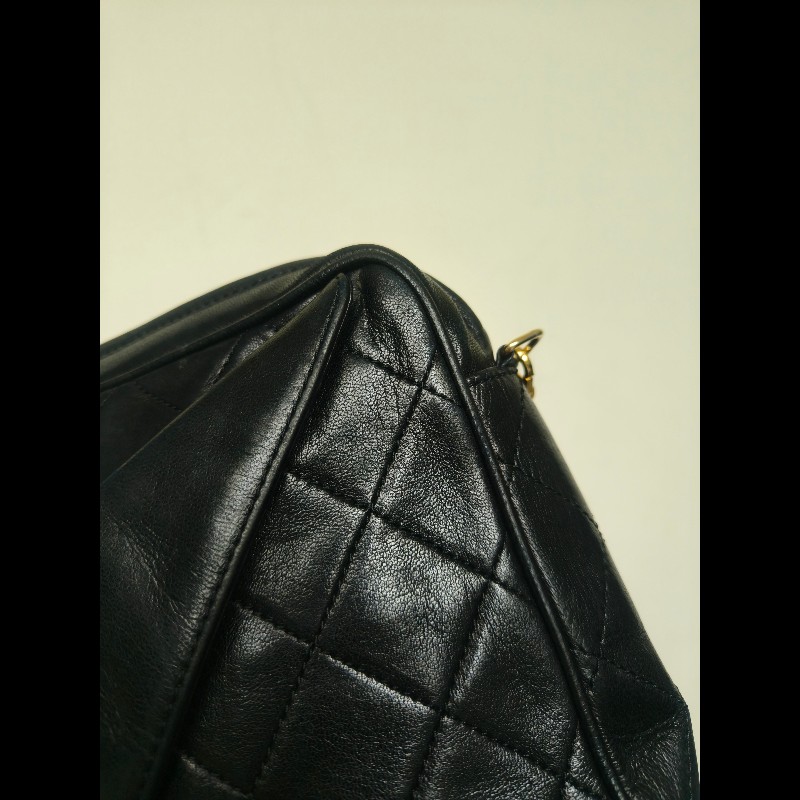 ㊣✨CHANEL✨香奈兒 黑色 老香 小香 Vintage 菱格紋 相機包 手拿包 肩背包 斜背包/二手包/二手精品🌳二手樹屋🌳-42