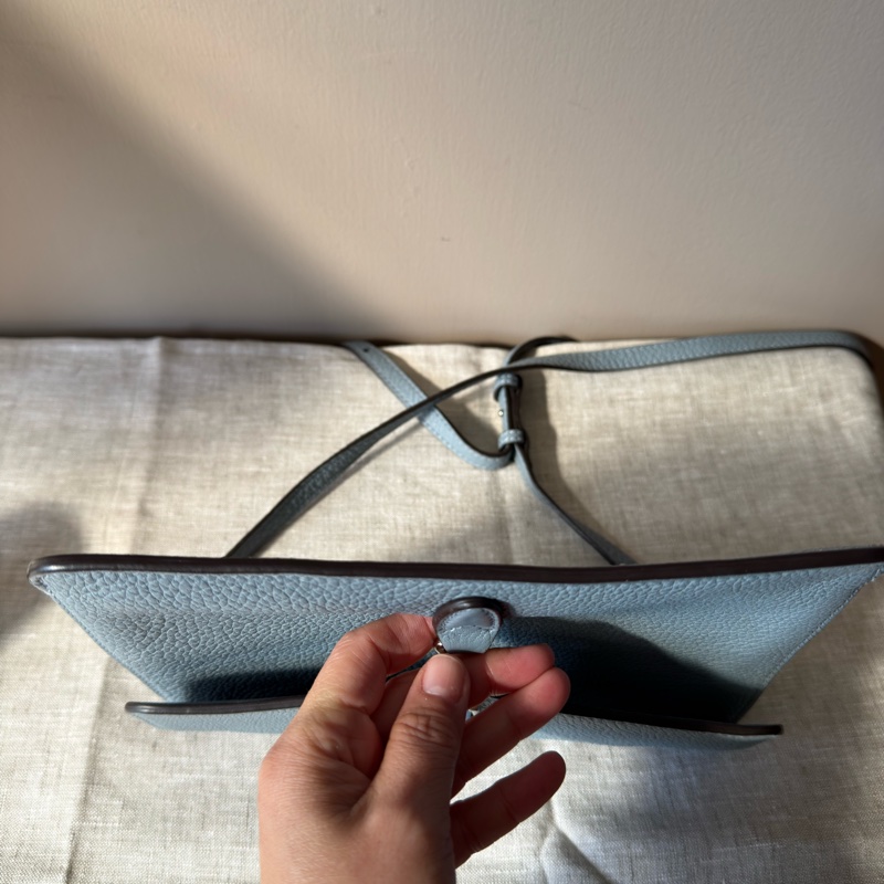 GUCCI New Jackie 淺藍色肩背包-8