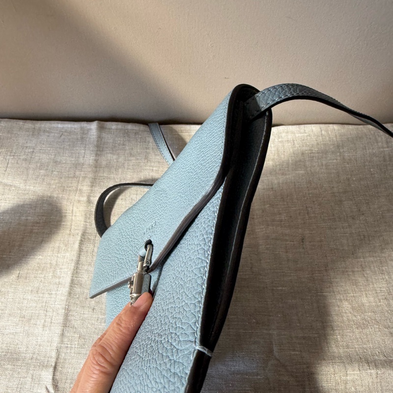 GUCCI New Jackie 淺藍色肩背包-9