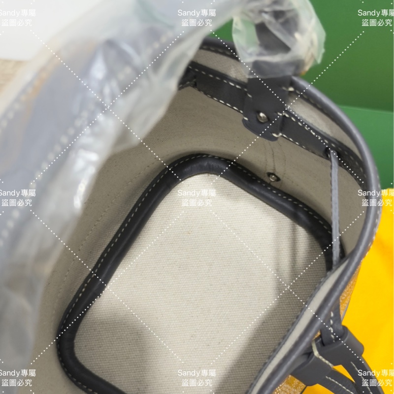 🩶Goyard 狗牙mini 小水桶灰色 全新全配🩶-8