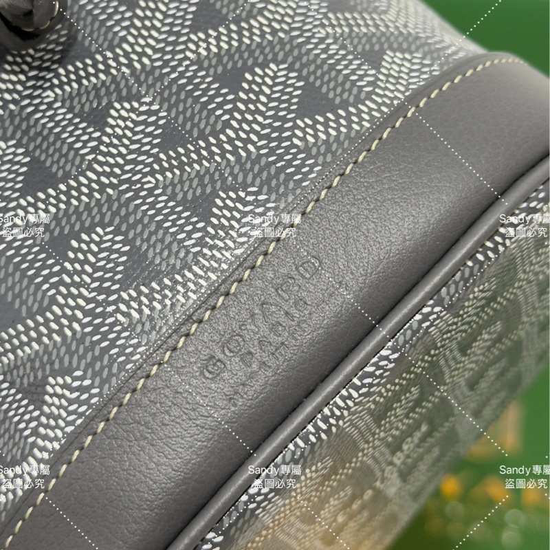 🩶Goyard 狗牙mini 小水桶灰色 全新全配🩶-9