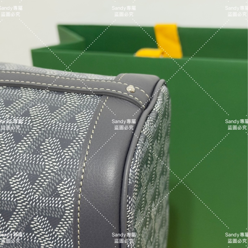 🩶Goyard 狗牙mini 小水桶灰色 全新全配🩶-27
