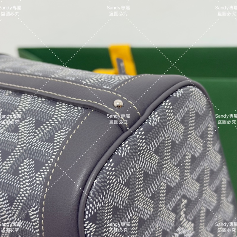 🩶Goyard 狗牙mini 小水桶灰色 全新全配🩶-28