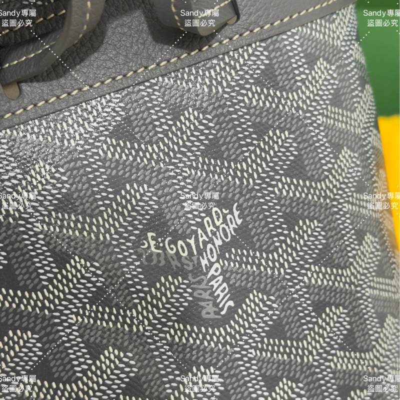 🩶Goyard 狗牙mini 小水桶灰色 全新全配🩶-39