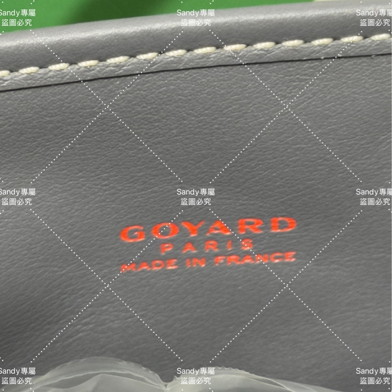 🩶Goyard 狗牙 mini tote 菜籃 灰色 全新全配🩶-17