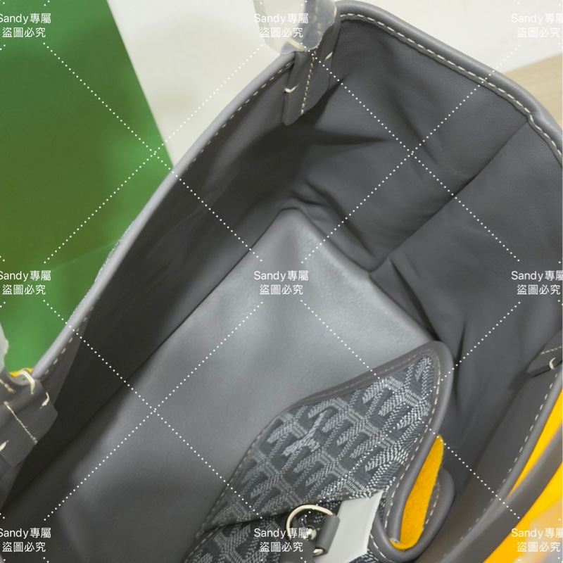 🩶Goyard 狗牙 mini tote 菜籃 灰色 全新全配🩶-18