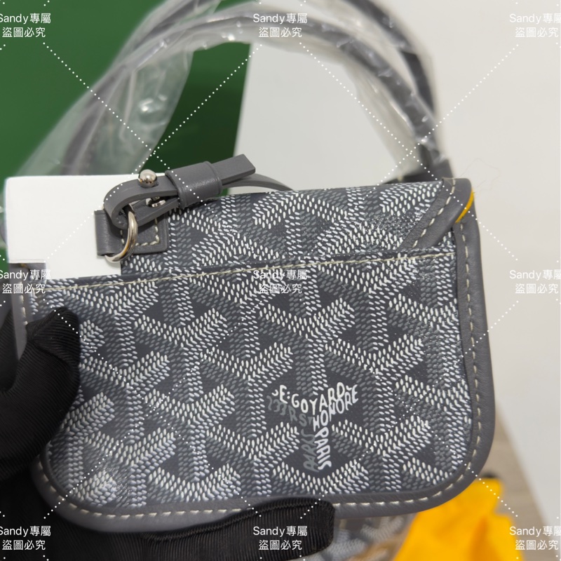 🩶Goyard 狗牙 mini tote 菜籃 灰色 全新全配🩶-21