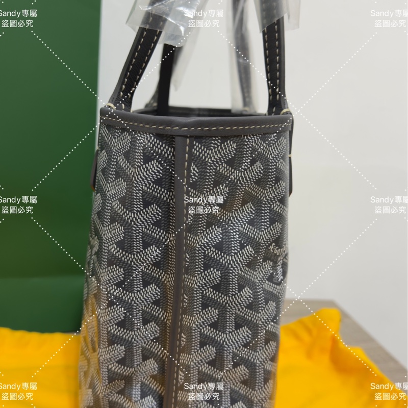 🩶Goyard 狗牙 mini tote 菜籃 灰色 全新全配🩶-22