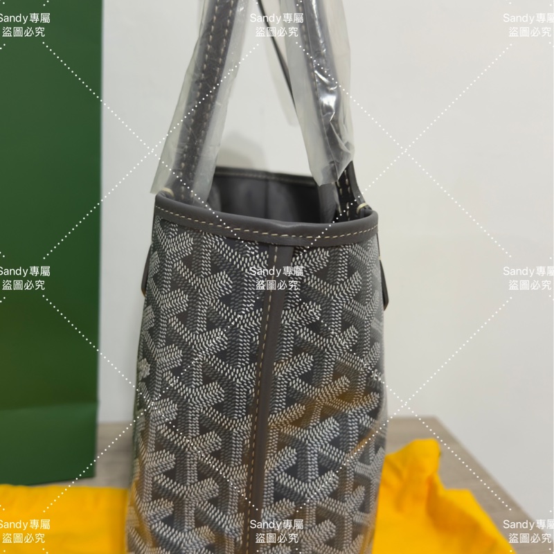 🩶Goyard 狗牙 mini tote 菜籃 灰色 全新全配🩶-28