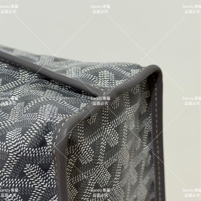 🩶Goyard 狗牙 mini tote 菜籃 灰色 全新全配🩶-30