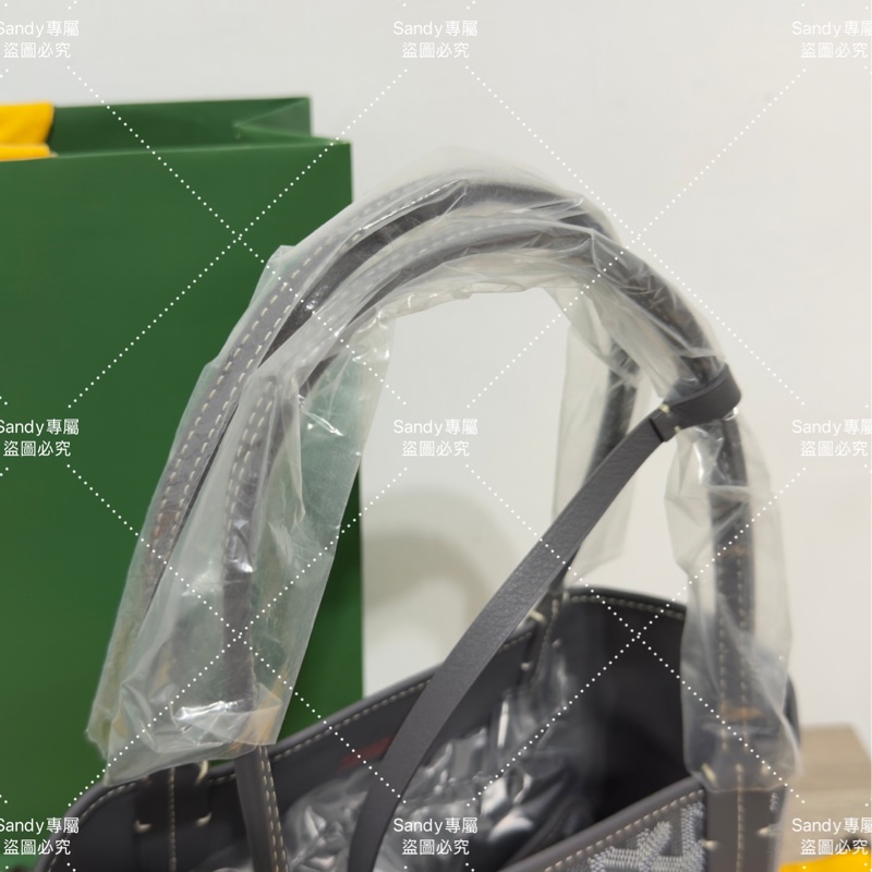 🩶Goyard 狗牙 mini tote 菜籃 灰色 全新全配🩶-40