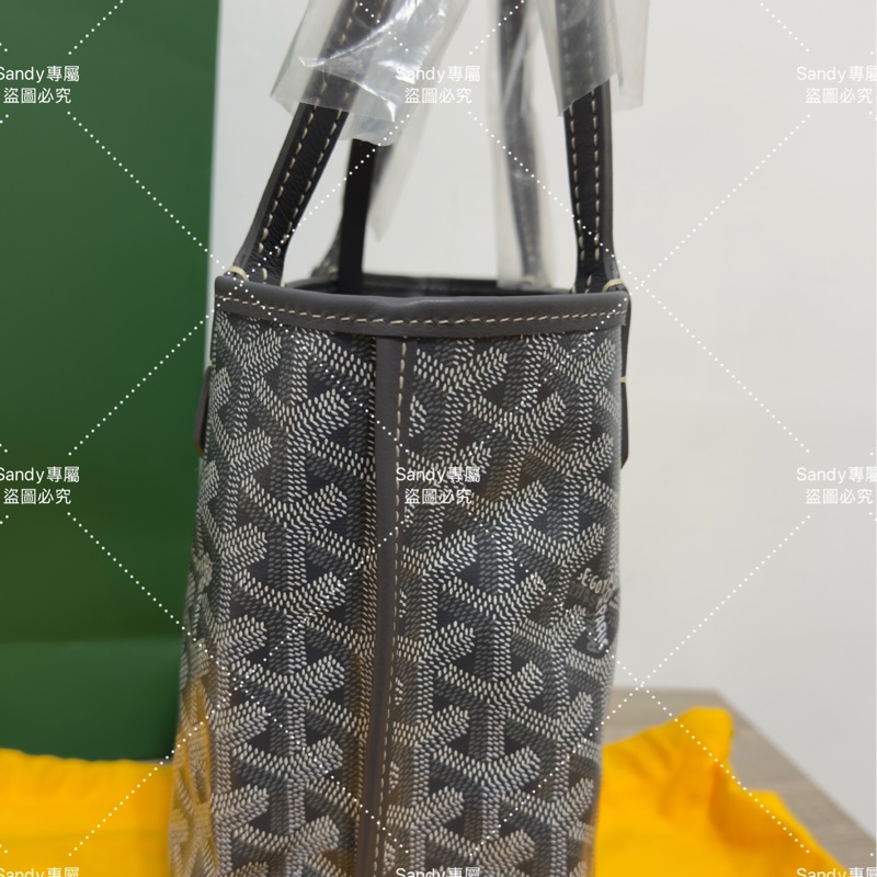 🩶Goyard 狗牙 mini tote 菜籃 灰色 全新全配🩶-41