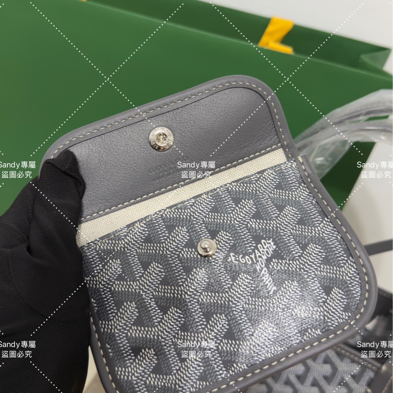 🩶Goyard 狗牙 mini tote 菜籃 灰色 全新全配🩶-49