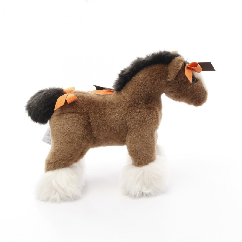 愛馬仕 hermy ppm 毛絨玩具,腈綸聚酯材質,棕色,二手,男女通用-2