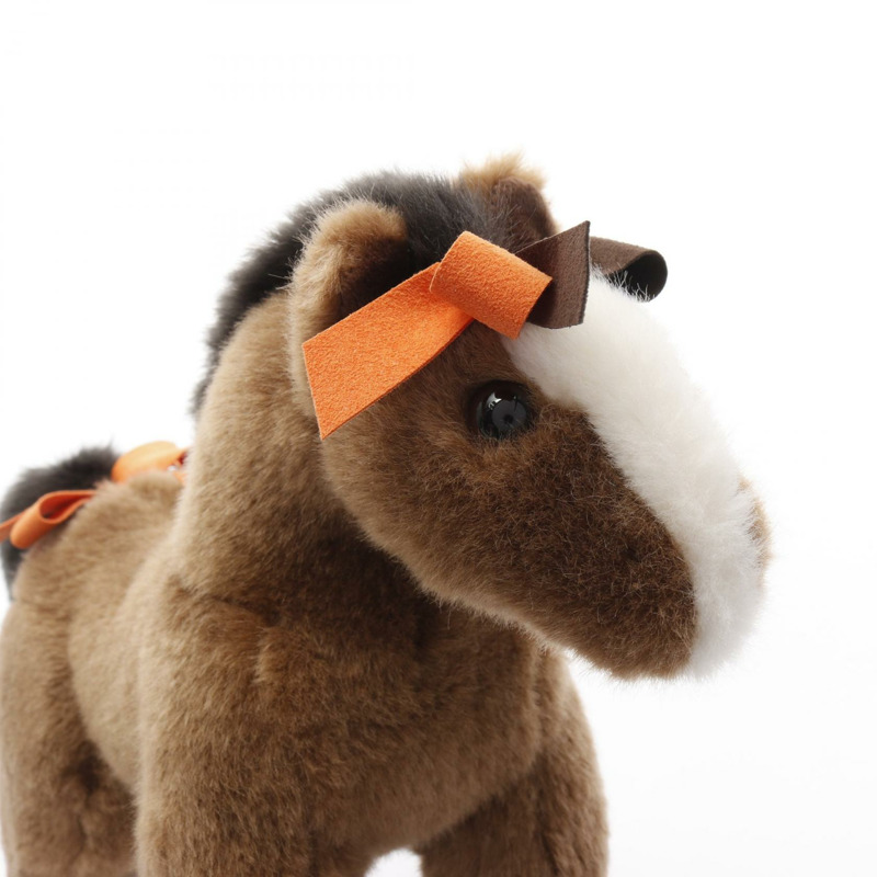 愛馬仕 hermy ppm 毛絨玩具,腈綸聚酯材質,棕色,二手,男女通用-5