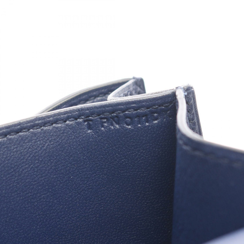 愛馬仕 Constance 3 迷你肩斜背包 T Epsom 藍色藍寶石色 二手女士-4