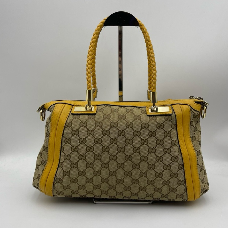 Gucci古驰老花流苏竹节包-1