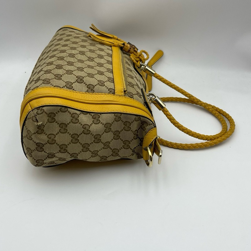 Gucci古驰老花流苏竹节包-2