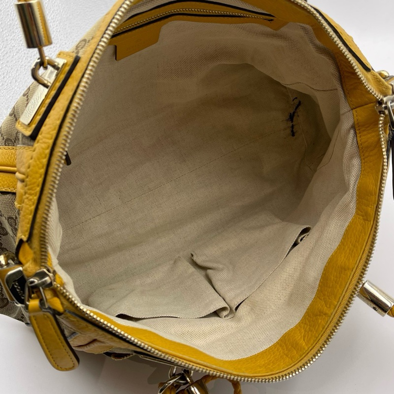 Gucci古驰老花流苏竹节包-5