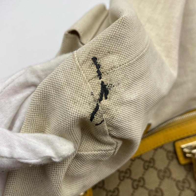 Gucci古驰老花流苏竹节包-8