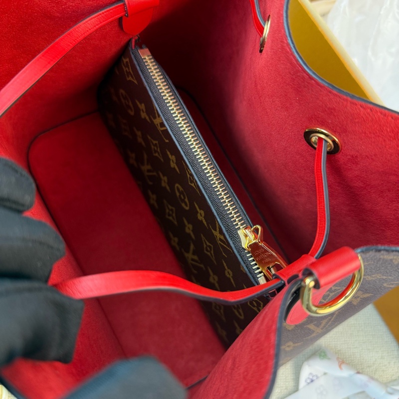 98新LV紅色水桶 紅桶 紅水桶，無盒-4