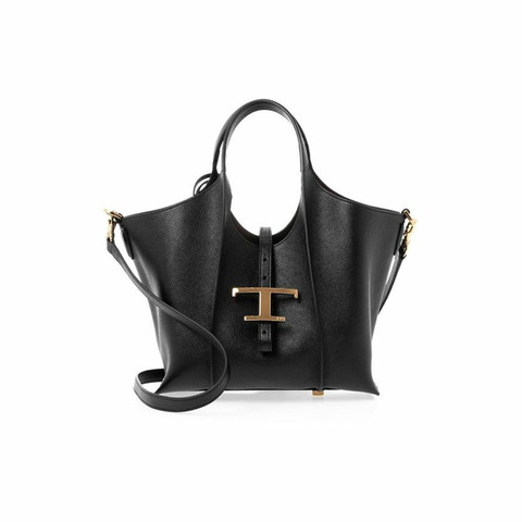 TODS Timeless 迷你購物斜背包 黑色 XBWTSBA9100 Q8E B999