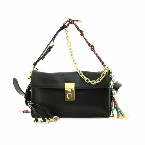 PRADA Soft Sound 小號單肩包 黑色 1BD379 2C6A F0002