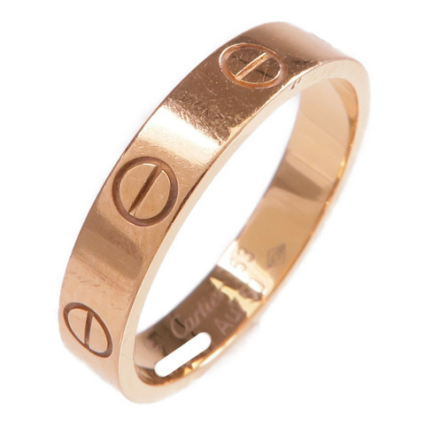 CARTIER 18K玫瑰金Love Ring Small戒指Cartier#53/US#6.5