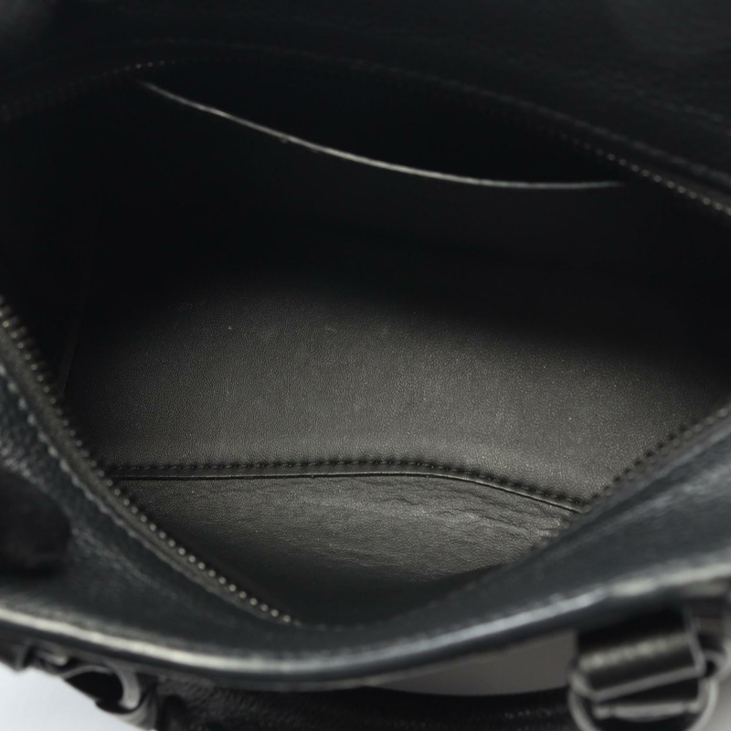 巴黎世家 NEO CLASS CITY MINI 手提斜背包 638524 黑色皮革 二手 女士-7