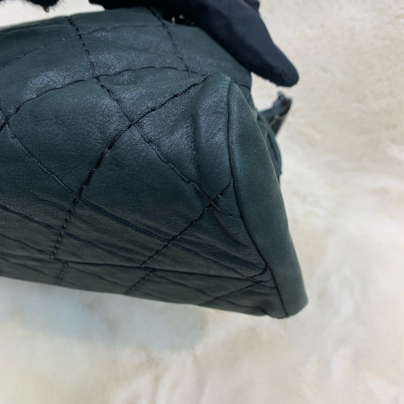 CHANEL 墨綠鏈條單肩包  XC028-3