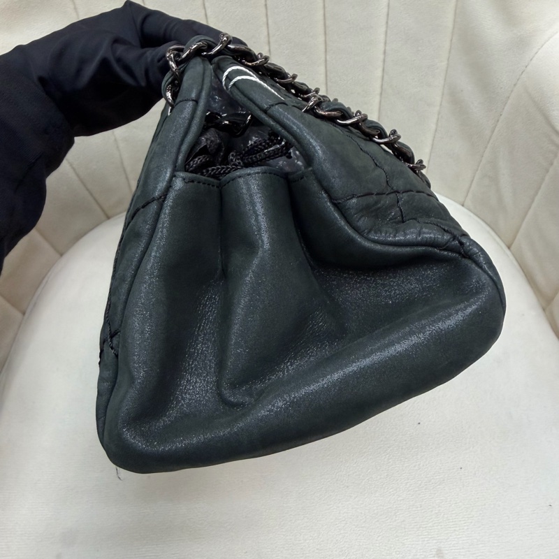 CHANEL 墨綠鏈條單肩包 XC028-6