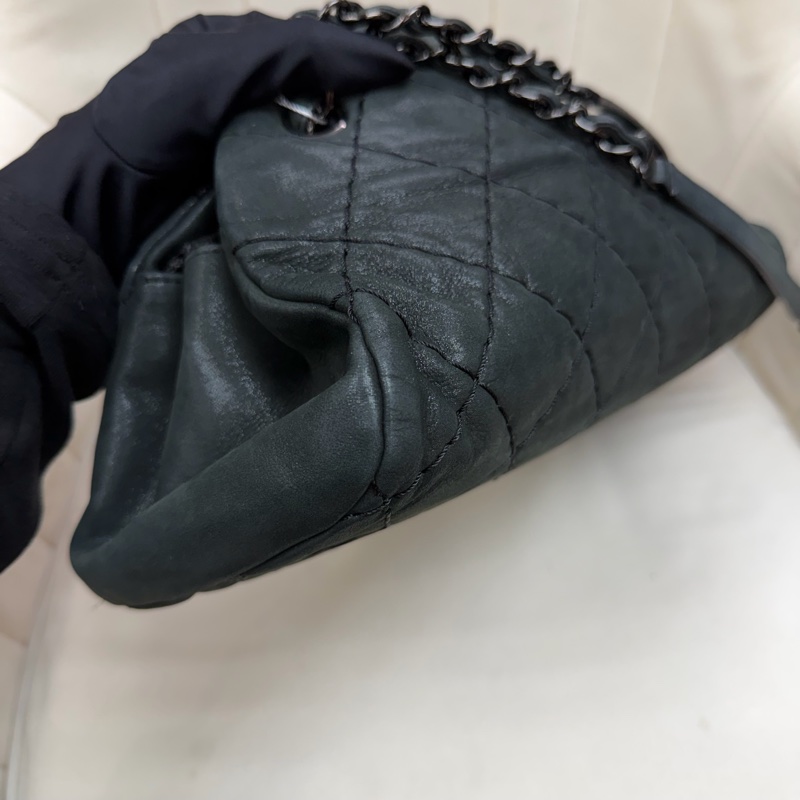 CHANEL 墨綠鏈條單肩包 XC028-11