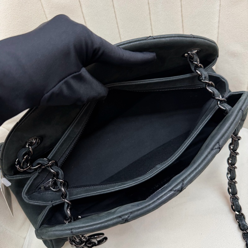 CHANEL 墨綠鏈條單肩包 XC028-14