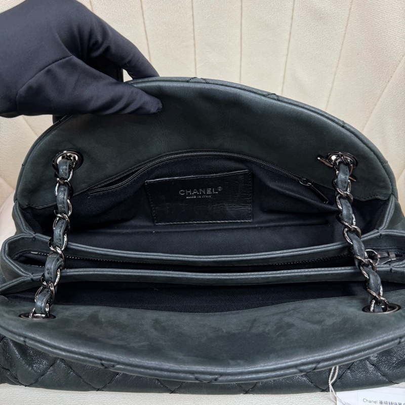 CHANEL 墨綠鏈條單肩包 XC028-16